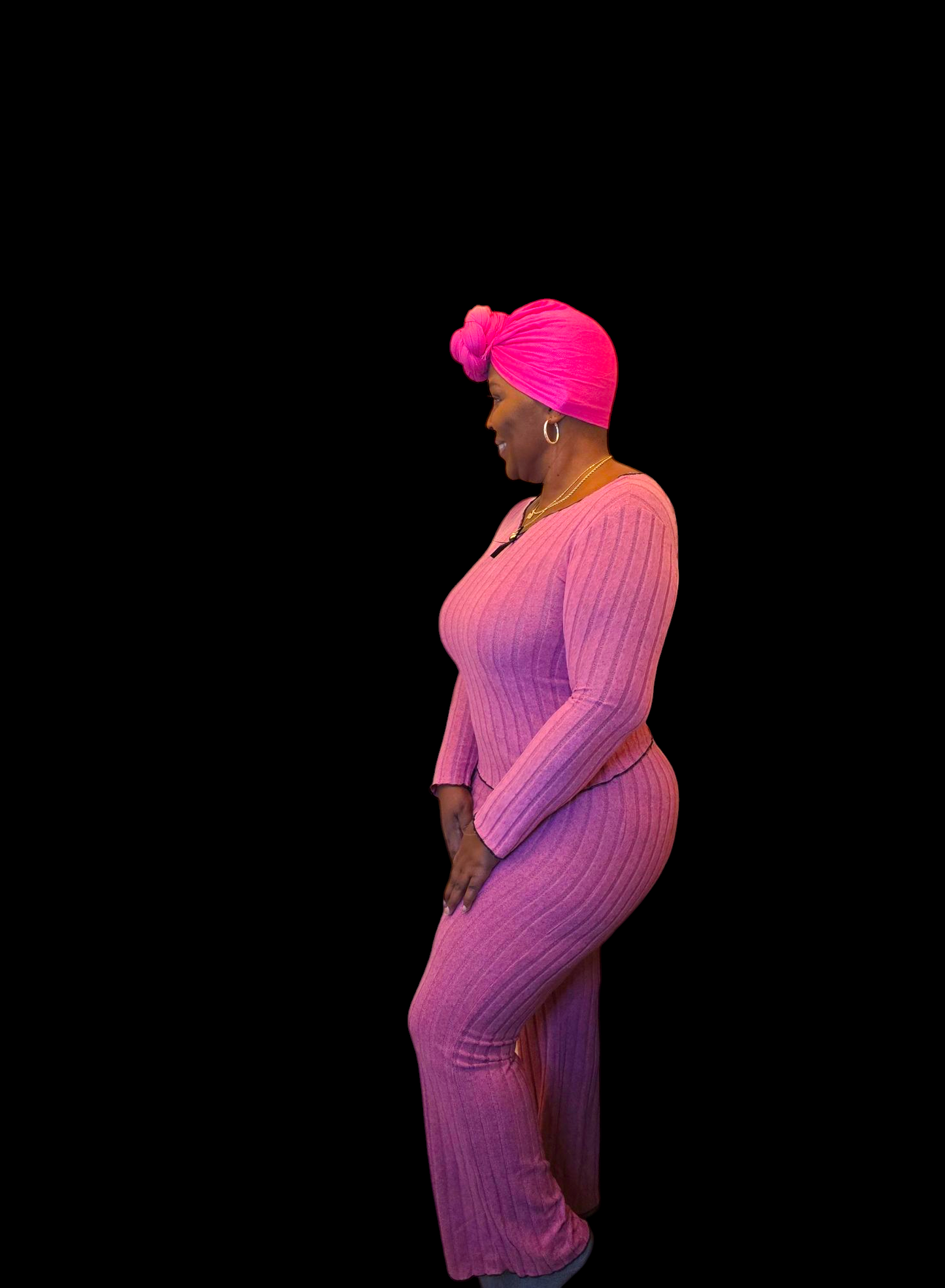 Solid Rose lounge wear set ~ FINAL SALE