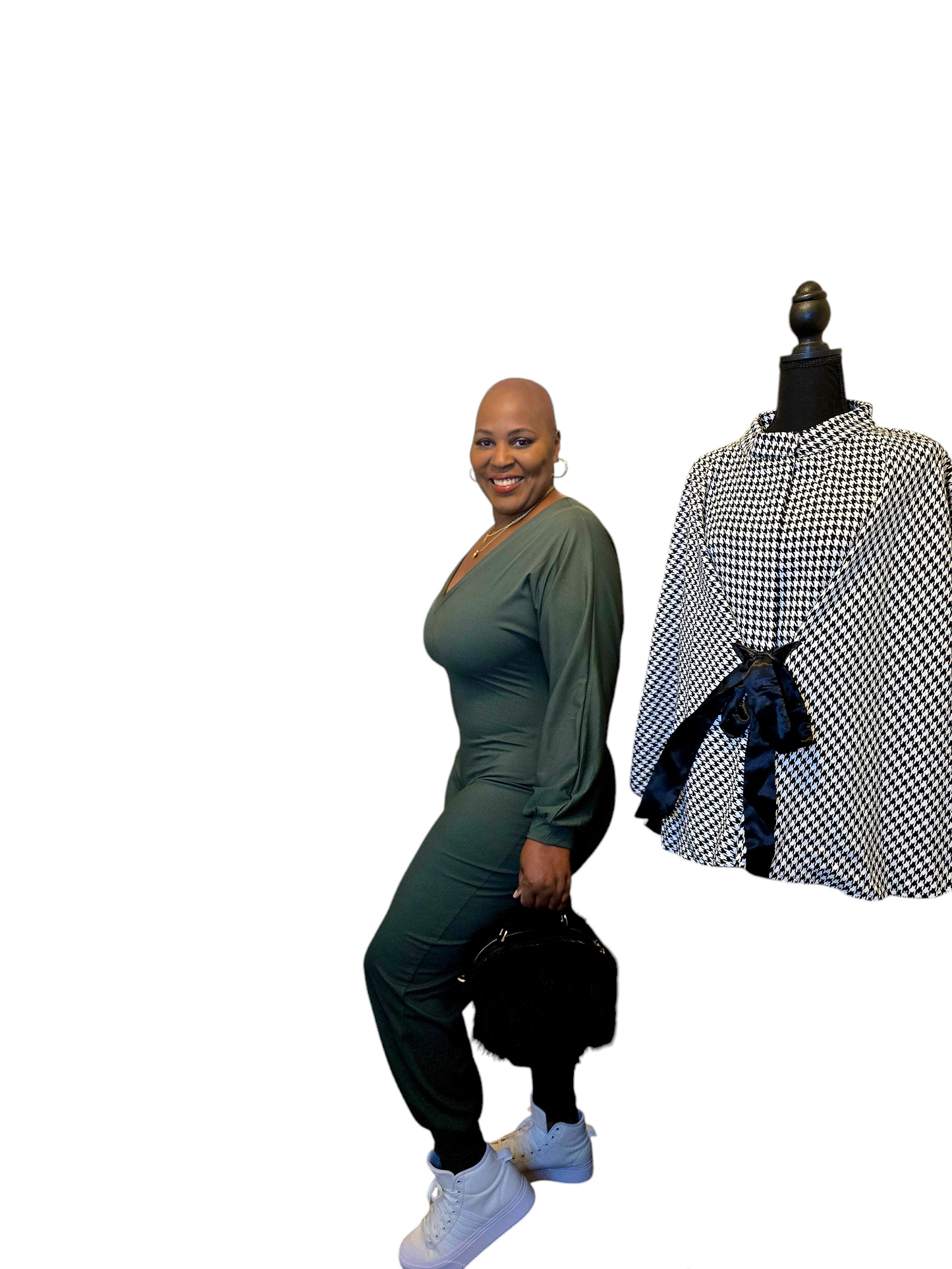Jazzy Knit V-Neck Jumpsuit ~ FINAL SALE