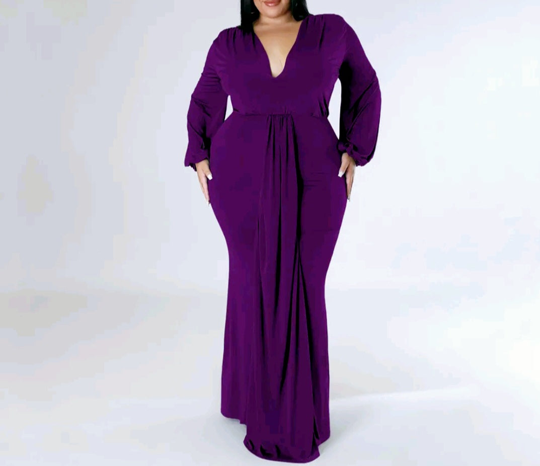 Sandy Classy V Neck Dress ~ SALE