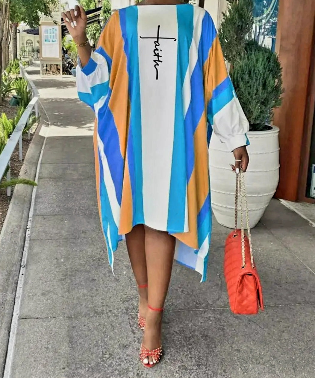 Faith Block Dress ~ FINAL SALE