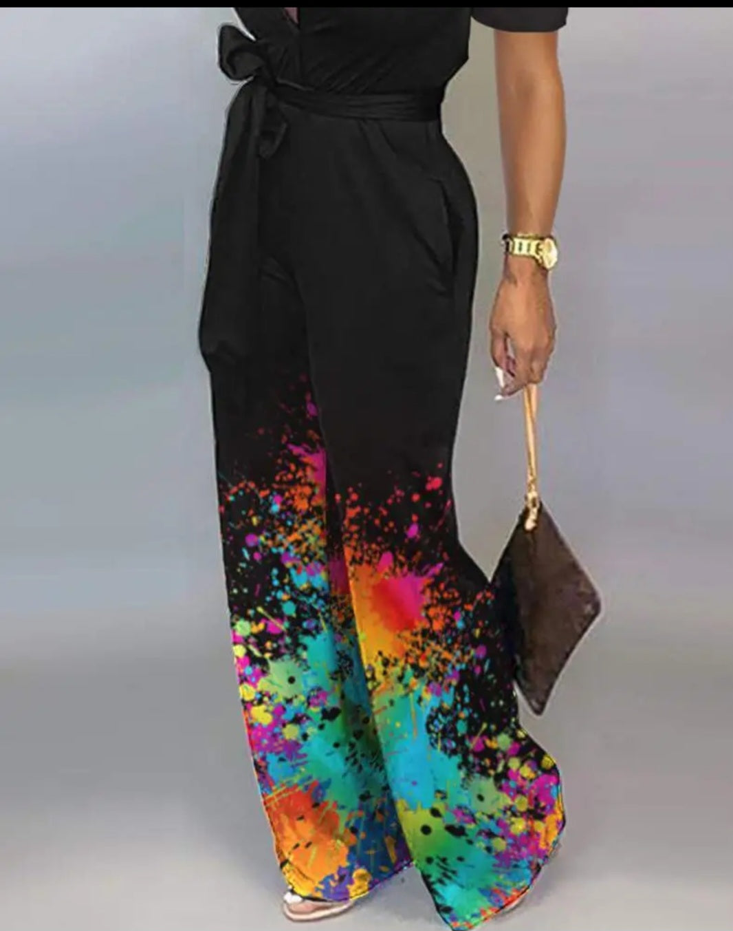 Splash of Color Jumpsuit ~ FINAL SALE