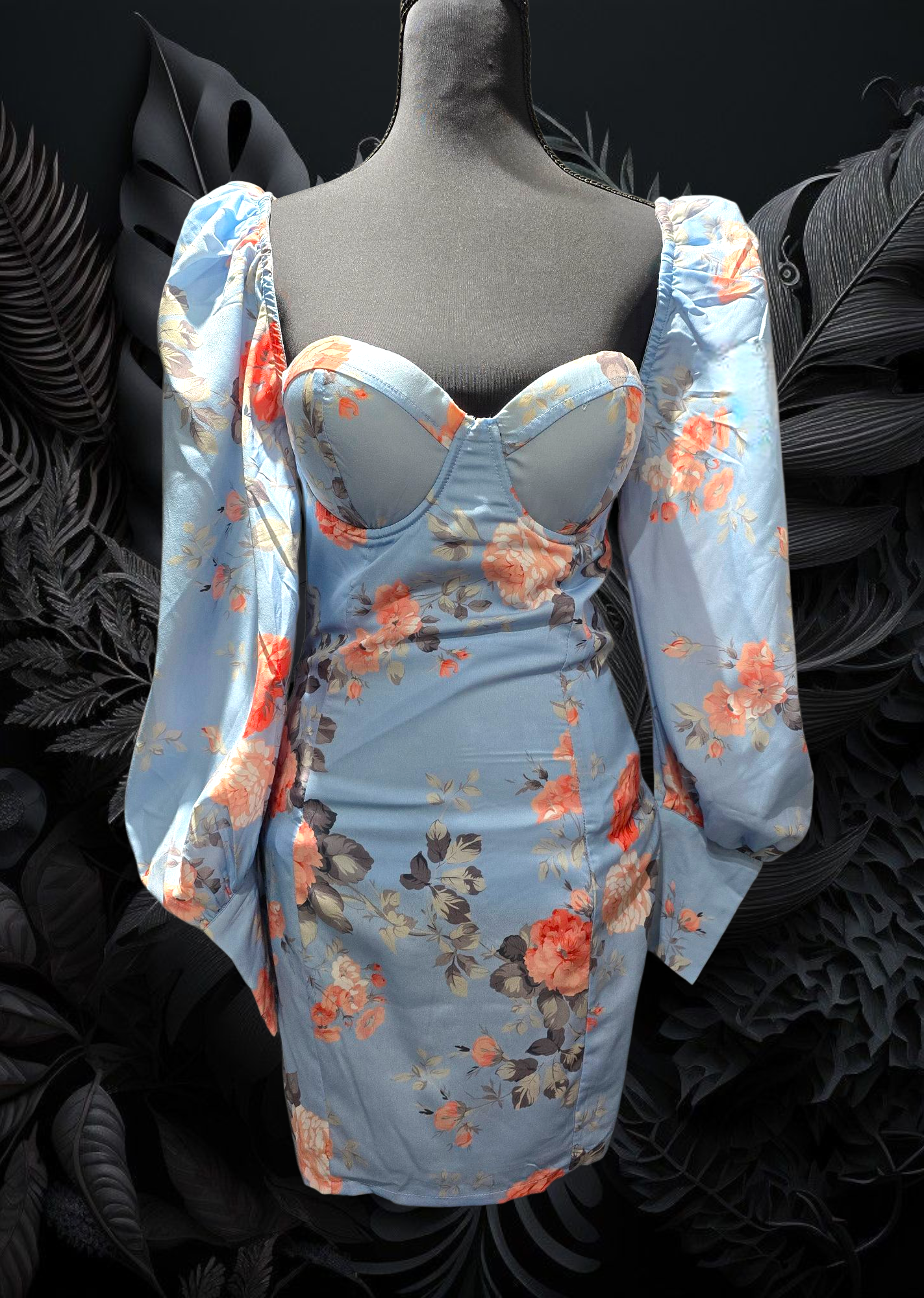 Floral mini dress ~ FINAL SALE
