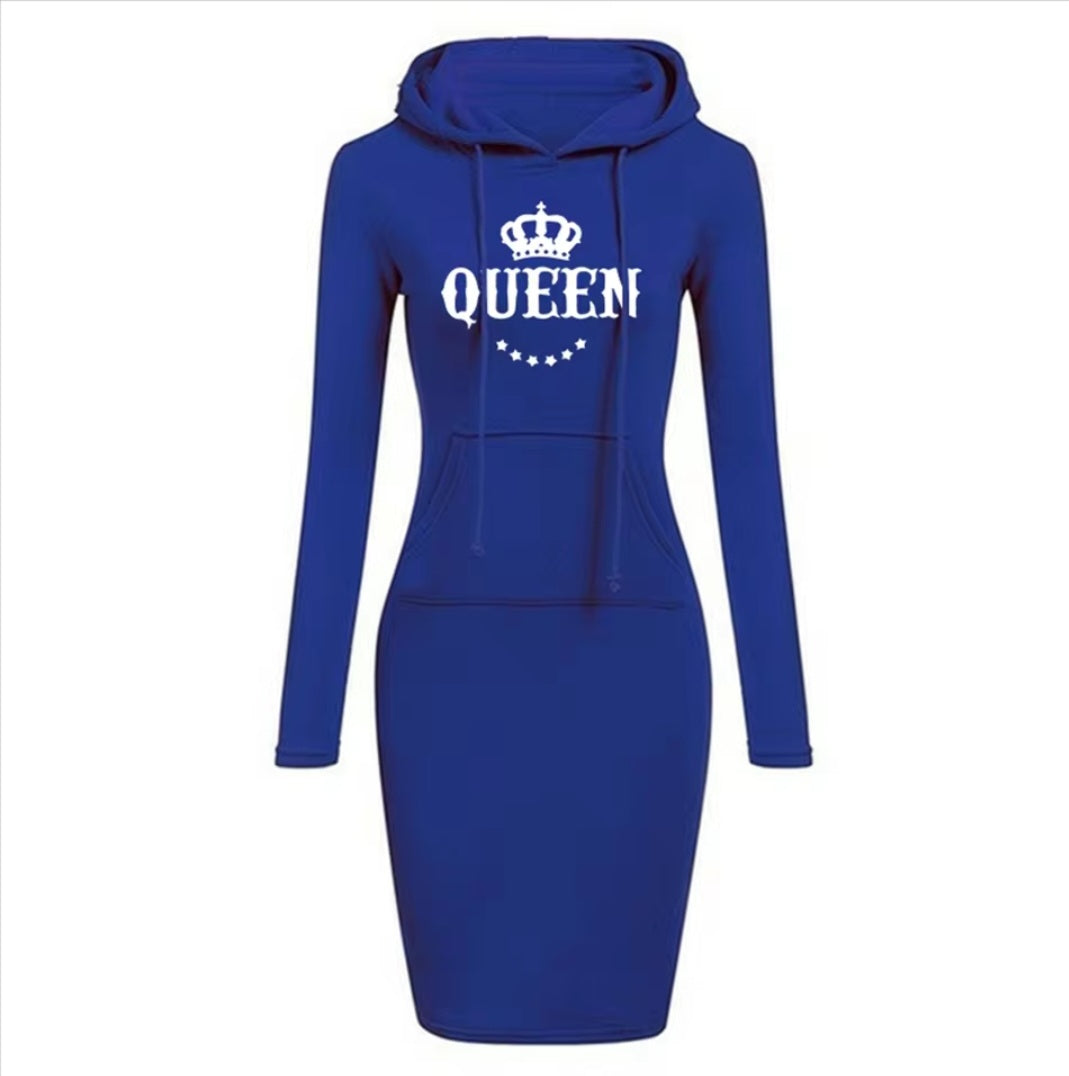 Queen hooded dress Final Sale