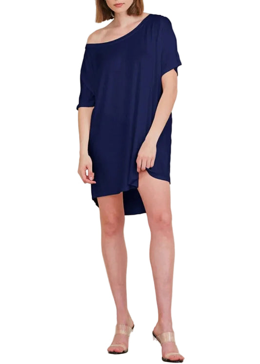 Oversized tunic dress