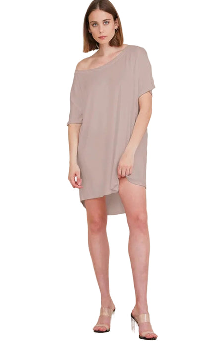 Oversized tunic dress
