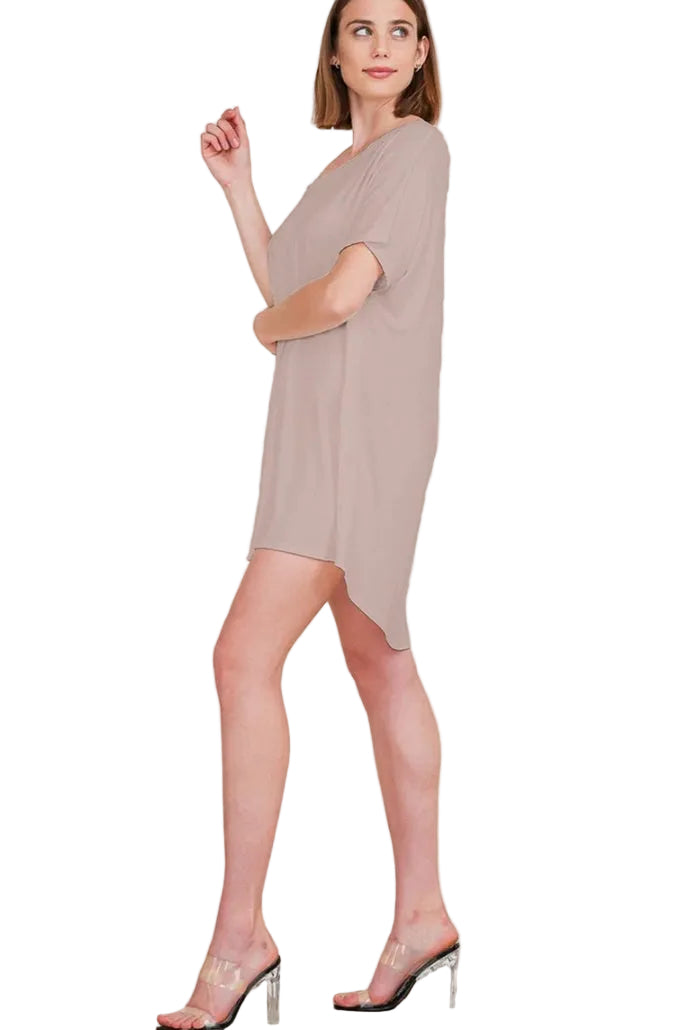 Oversized tunic dress