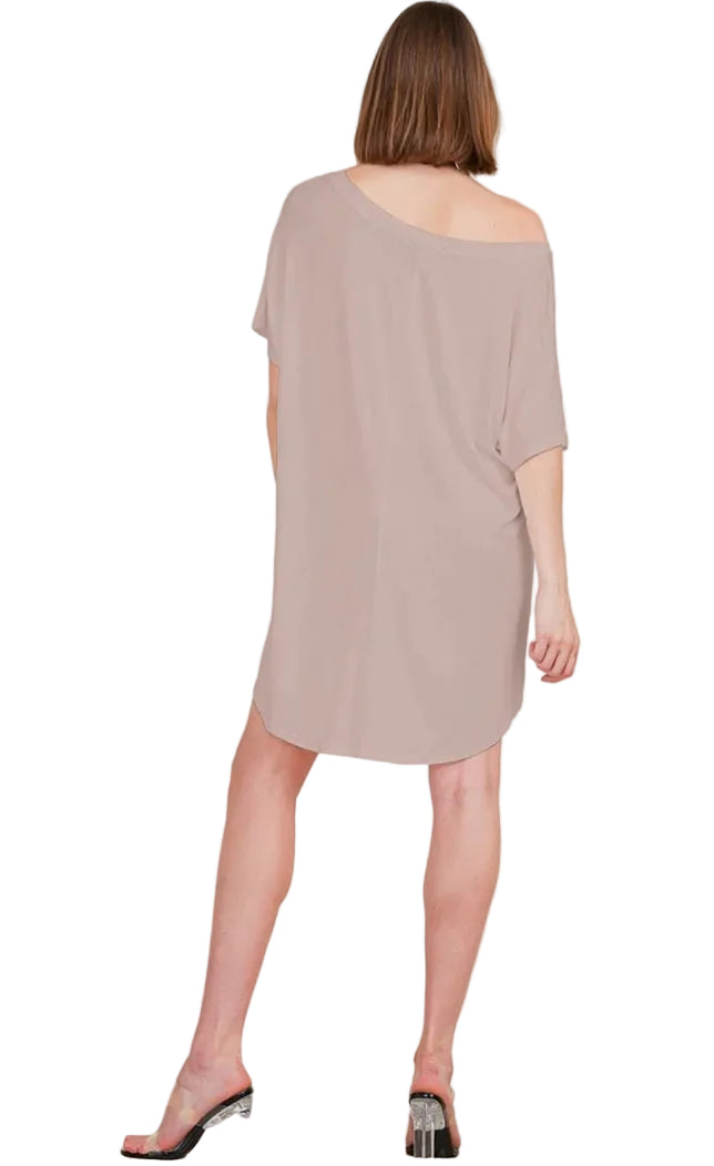 Oversized tunic dress
